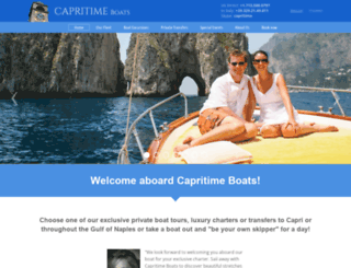 capritimeboats.com screenshot