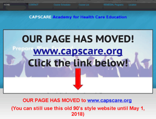 capscare-ed.com screenshot