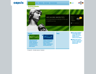 capsis.nl screenshot
