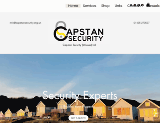 capstansecurity.org.uk screenshot