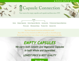 capsuleconnection.com screenshot