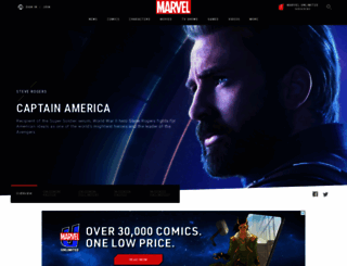 captainamerica.marvel.com screenshot