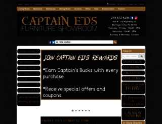 captainedsfurniture.com screenshot