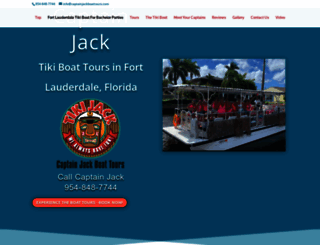 captainjackboattours.com screenshot