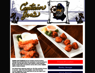 captainjoesseafood.com screenshot