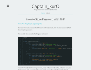 captainkuro.com screenshot