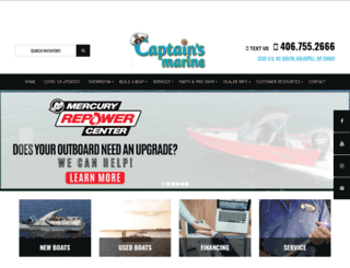captainsmarine.com screenshot