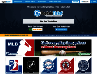 captainticket.com screenshot