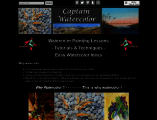 captainwatercolor.com screenshot