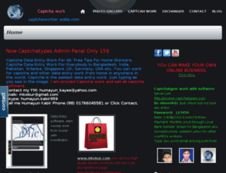 captchaworker.webs.com screenshot