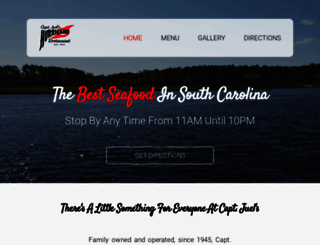 captjuelshurricane.com screenshot