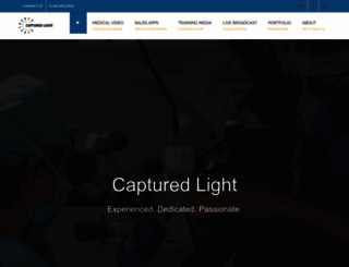 capturedlightstudio.com screenshot