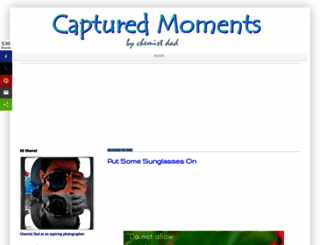 capturedmomentsbychemistdad.blogspot.com screenshot