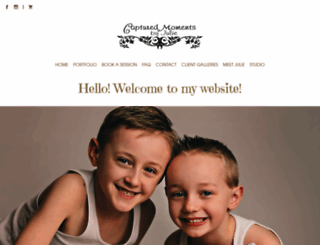 capturedmomentssudbury.com screenshot