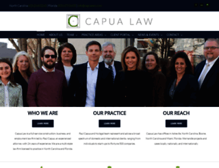 capualaw.com screenshot
