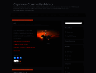capvisioncommodityadvisor.wordpress.com screenshot