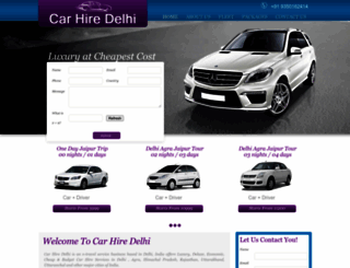 car-hire-delhi.com screenshot