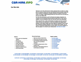 car-hire.info screenshot