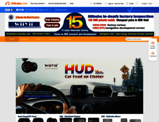 car-hud.en.alibaba.com screenshot