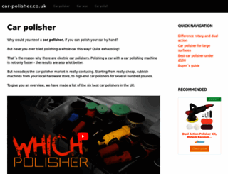 car-polisher.co.uk screenshot