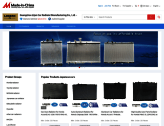 car-radiator.en.made-in-china.com screenshot