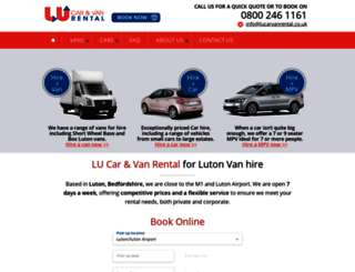 car-rental-luton.co.uk screenshot