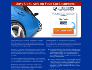 car.pioneersinsurance.com screenshot