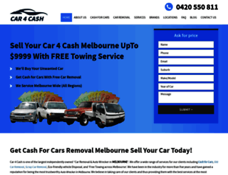 car4cash.com.au screenshot