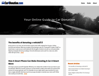 car4donation.com screenshot