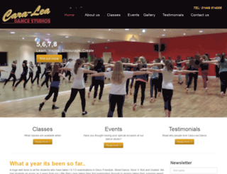 cara-lea-dance.co.uk screenshot