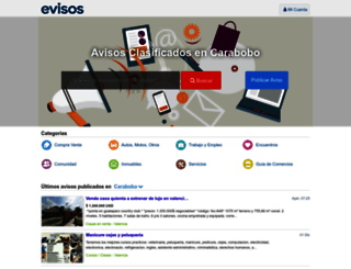 carabobo.evisos.com.ve screenshot