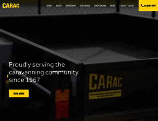 carac.com.au screenshot