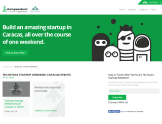 caracas.startupweekend.org screenshot