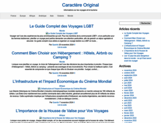 caractere-original.com screenshot