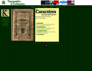 caracteres.typographie.org screenshot