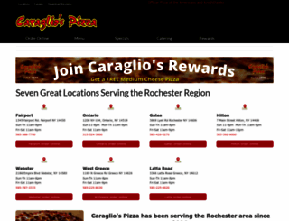 caragliospizza.com screenshot