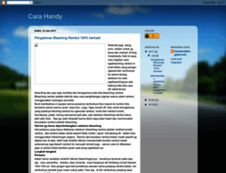 carahandy.blogspot.com screenshot