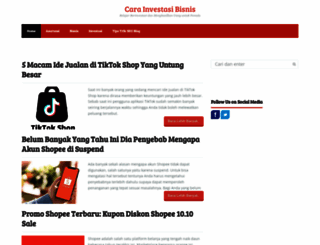 carainvestasibisnis.com screenshot