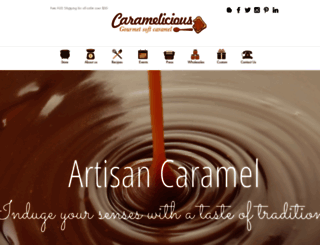 caramelicious.com.au screenshot