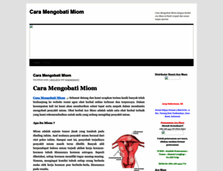 caramengobatimiom01.wordpress.com screenshot