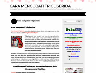 caramengobatitrigliseridaa.wordpress.com screenshot