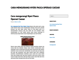 caramenguranginyeripascaoperasicaesar.wordpress.com screenshot
