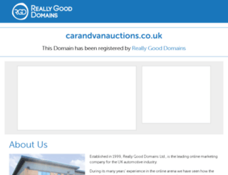 carandvanauctions.co.uk screenshot
