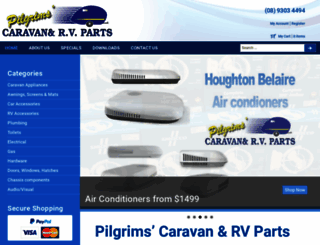 caravanandrvparts.com.au screenshot