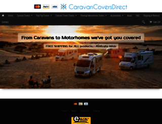 caravancoversdirect.com.au screenshot