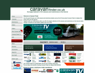 caravanfinder.co.uk screenshot