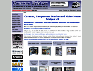 caravanfridges.co.uk screenshot