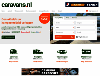 caravans.nl screenshot