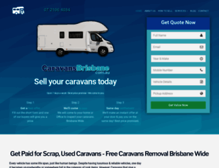 caravansbrisbane.com.au screenshot