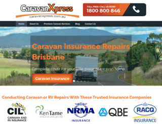 caravanxpress.com.au screenshot